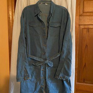 Achungi Denim Shirt Dress